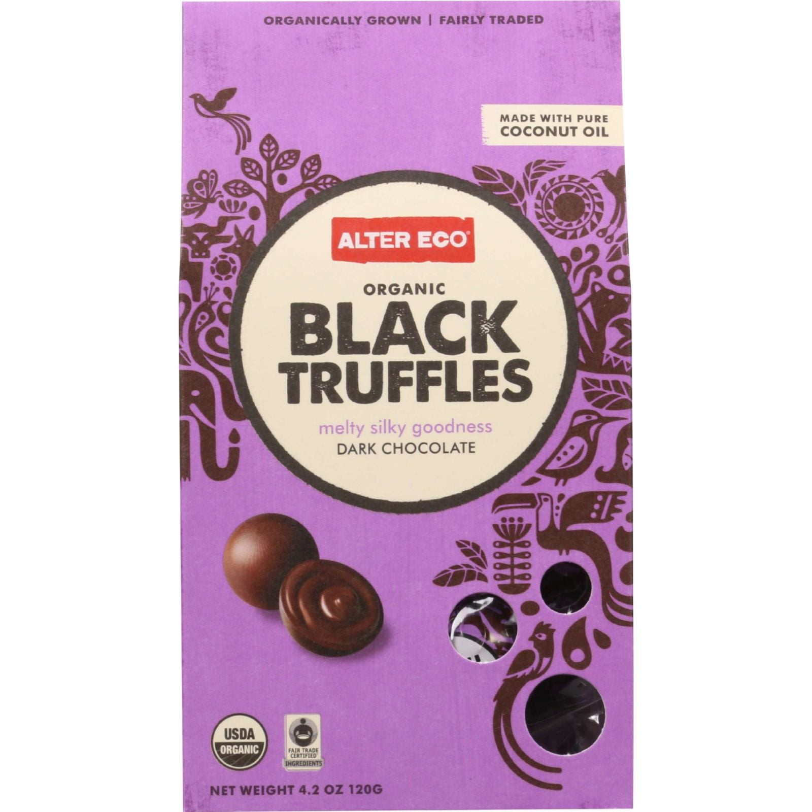 Alter Eco Americas Truffle Organic Black 10 pack 4.2 oz case of 8 by