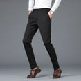 thumbnail image 4 of Pantalones drapeados de trabajo de sastrería social para hombres Trajes de oficina para hombres Pantalones Ropa formal de negocios fluida Vestido de lujo Clásico Verano 2024, 4 of 5
