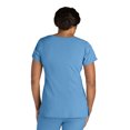thumbnail image 2 of signature by grey's anatomy women's v-neck solid scrub top, 2 of 2