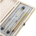 thumbnail image 1 of Professional Alcohol Meter Set Of 3 Hydrometers With Graduation From 0 To 100% + Thermometer To Measure The Alcohol Content Of Eau-de-vie, Whisky, Vo, 1 of 5