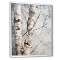thumbnail image 2 of Designart "Grey Sycamore Shade Minimalism II" Tree Sycamore Floater Framed Canvas Wall Art, 2 of 5