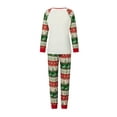 thumbnail image 4 of DuAnyozu Matching Family Christmas Pajamas Set Women Men Holiday Sleepwear Soft Nightwear Xmas Pjs Clothes Kid, 4 of 6