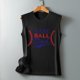 thumbnail image 2 of Gibobby Estación independiente Estilo europeo y americano Chaleco sin mangas Ropa de mujer Béisbol Impreso Camiseta suelta Casual Cuello redondo(Negro,M), 2 of 4
