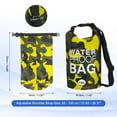 thumbnail image 2 of Uxcell Waterproof Dry Bag, 10L Water Proof Bags Lightweight Dry Storage Floating Backpack with Whistle (1 Pack, Yellow Camouflage), 2 of 7