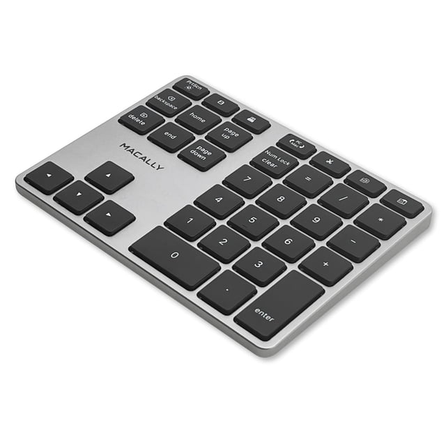 Teclado numérico Bluetooth Macally BTNUMKEYPROSG para ordenador portátil