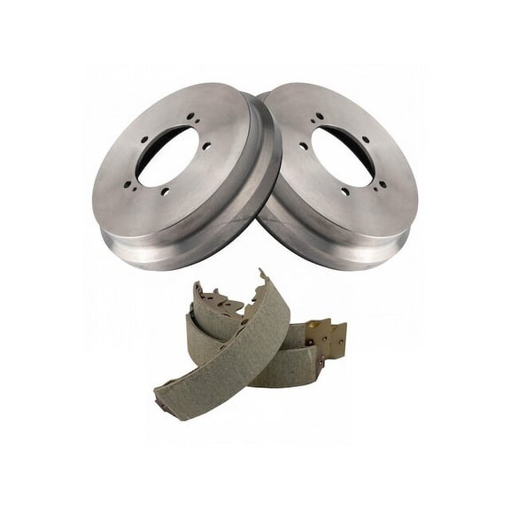 Rear Brake Drum and Brake Shoe Kit - Compatible with 2004 - 2006 Suzuki XL-7 2005