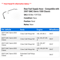 thumbnail image 2 of Rear Fuel Supply Hose - Compatible with 2007 GMC Sierra 1500 Classic, 2 of 2