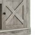 thumbnail image 6 of ModFusion TV Stand X Barn Doors Dark Wood Tone Fits TVs up to 80" LED Lights Power Outlets, 6 of 7