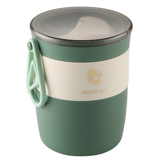 CSChome Soup Cup 450ml Breakfast Cup Large Capacity Microwaveable Office Worker Cereal Cup