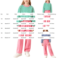 thumbnail image 2 of EnJoCho Girls Casual Hoodie Set - Soli𝖽 Color Long Sleeve Fleece Sweatpants Outfit for Little Girls, Cozy Fall Winter School Clothes and Everyday Wear, 2 of 5