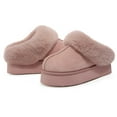 thumbnail image 6 of Comwarm Fuzzy Platform Slippers for Women, Comfy Winter Women Slippers, Memory Foam House Shoes, 6 of 6
