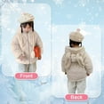 thumbnail image 7 of Coerni Toddler Baby Girls Faux Coats Winter Fleece Jacket Warm Clothes Bunny Rabbit Ear Full Zip Hooded Outwear 1-6 Years, 7 of 7