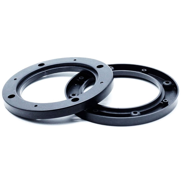 AUTUT 2 Pcs Espaceurs de Haut-Parleurs Universels 4 Pouces ABS Stéréo de Voiture, Profondeur 0.4 Pouces