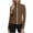 *2-Brown, variant on Women's UPF 50+ Full Zip Sun Protection Jacket,Ladies Slim Fit Quick Dry Athletic Top,Yoga Golf Hiking Cinched Waist Coat For Women,Brown,S-5XL
