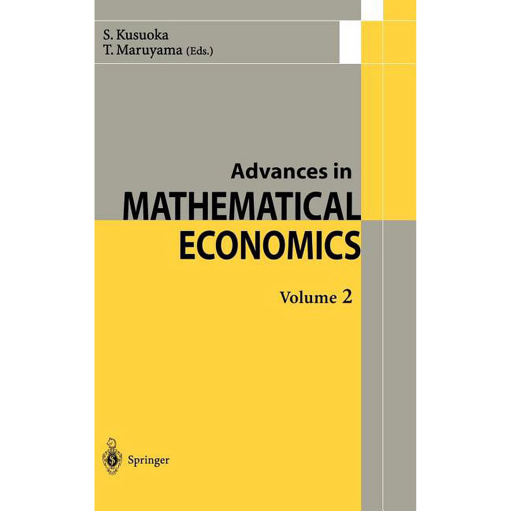 Advances in Mathematical Economics Advances in Mathematical Economics, Book 2, (Hardcover)