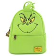 thumbnail image 1 of Loungefly Dr. Seuss The Grinch Green Mini Backpack PU Leather Purse Knapsack, 1 of 4