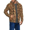 thumbnail image 3 of Zip Up Hoodies for Men - Red Black Camouflage Long Sleeve Comfrt Men'S Fashion Hoodies & Sweatshirts, Jackets for Men Hoodies Pullover Clothing Clothes with Pouch, 3 of 5