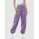 thumbnail image 4 of Pantalones Deportivos Holgados de Cintura Alta para Mujer, para Correr, Deportivos, de Entrenamiento, con Bolsillos Púrpura M, 4 of 7