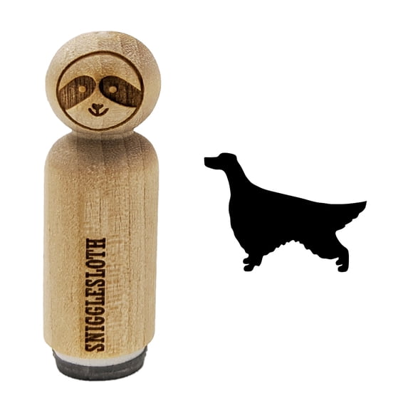 Irish Setter Dog Solid Rubber Stamp for Scrapbooking Crafting Stamping - Mini 1/2 Inch