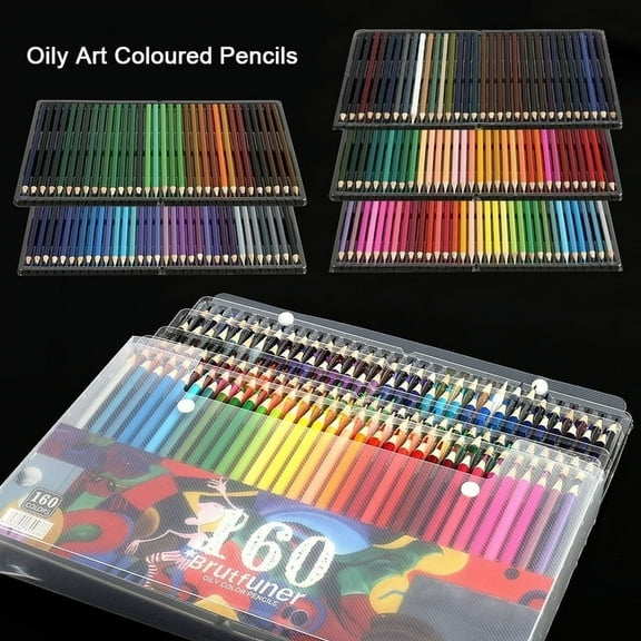 160colors Watercolor Pencils, Water Soluble Colored Pencils for Art Students Professionals -Assorted 160/120/72 Colors for Sketch Coloring Pages