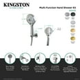 thumbnail image 4 of Kingston Brass KX1541SE Vilbosch Multi-Function Hand Shower Kit, Polished Chrome, 4 of 5