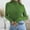 Army Green, variant on Turilly Fashion Women's Casual Collar Button Solid Color Base Knitted Sweater