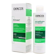 Vichy Dercos Anti-Dandruff Sensitive Scalp Treatment Shampoo with Piroctone Olamine, Bisabolol, 200 ml