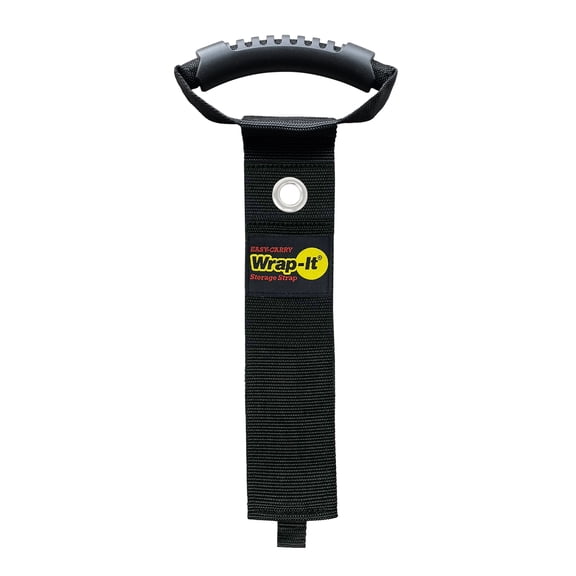 Wrap-It Storage Easy Carry Strap with Handle, 22in, Black, RV Accessories