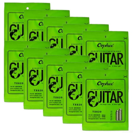 

Guitar Strings Part 1 Set / 6 Pcs 10-47 Extra Light 12-53 Medium Gauge