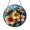 Acrylic 3.5 Inch, variant on Honeybee Wildflower Stained Glass Suncatcher, Garden Window Hanging Decor, Botanical Nature Art Panel for Living Room Kitchen Patio Sunroom Farmhouse Gift