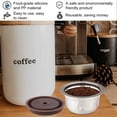 thumbnail image 4 of C&aacute;psulas reutilizables para m&aacute;quina Nespresso Vertuo, juego de c&aacute;psulas de caf&eacute; recargables de acero inoxidable de 230 ml con 1 tapa de silicona, 1 cuchara,, 4 of 7