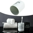thumbnail image 3 of Washing Cup Black Washing 100% Brand New 400ml White 7.2*10cm Bathroom, 3 of 6