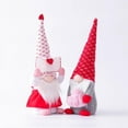 thumbnail image 5 of Bouanq 2PCS Valentines Day Plush Decorations -Mr and Mrs Handmake Scandinavian Tomte for Valentine's Day Table Elf Decor, Stuffed Plushie Decor,Sweet Valentines Day Gifts, 5 of 7