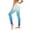 Light Blue, variant on LYEAA Womens Leggings High Waisted Butt Lifting Pants Ankle Length Workout Elastic Yoga Pants Stretch Shapewear Running Tight-fitting Athletic Casual Soft Pants Breathable Pants Blue XL
