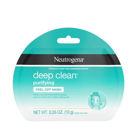 (2 pack) Neutrogena Deep Clean Purifying Peel-Off Face Single-Use Mask, 1 (Best Affordable Face Masks)