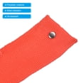 thumbnail image 4 of Uxcell 10Ft Polyester Rope Protector Sleeve 45mm Width Cable Lines Protective Cover, Red, 4 of 6