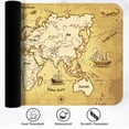 thumbnail image 5 of Map Large Mouse Pad 31.5x11.8 Inches Medieval Vintage Treasure Map Compass Wooden Ship Pattern Printed Game Mouse Pad for Gaming Home Office BDXTMN230, 5 of 5