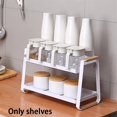 thumbnail image 2 of Organizador de Armario con Cajones,Organizador de Cocina Compacto y Multifuncional,Estante para con de Madera,Estante de Almacenamiento de Cocina de Metal, 2 of 5