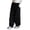 Black, variant on eczipvz Elastic Waist Girls Pants Girls Pants Pants Capris Wide Leg Baggy Loose Fit Side Pockets Black,11-13 Years