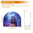 thumbnail image 5 of JSTEL Owl Halloween Napkin Holder for Table Cocktail Farmhouse, Paper Napkins Dispenser for Home Kitchen Coffee Shop Dining Room Decor, 5 of 9