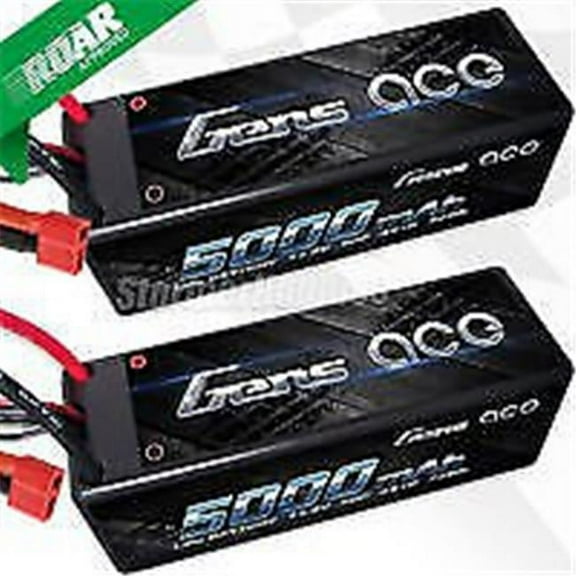 GEA50004S50D Gens ace 5000mAh 14.8V 50C 4S1P HardCase Lipo Battery14# with Dean plug