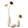 thumbnail image 7 of Vintage White Plain Embryo Ceramic Vase Living Room Table Decoration, 7 of 7