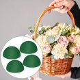 thumbnail image 5 of MODANU 8 Pack Floral Dry Foam Half Ball Green Floral Foam Round Foam Block Dry Foam Balls Craft Supplies Large Flower Foam Craft Foam for Artificial Plant Floral Arrangement (5.51 x 2.76 inch ), 5 of 7