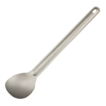 

Pure Titanium Long Handle Spoon Outdoor Camping Light Titanium Tableware EDC Tableware Spoon