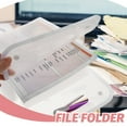 thumbnail image 3 of FUEENIRVA Portable Expandable White Accordion File Folder Organizer for Bills, Receipts, Documents and Office Storage, 3 of 8