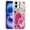Hot Pink, variant on XPM for Apple iPhone 17 (6.3") Phone Case, Epoxy Glitter Flowers Bling 3D Butterfly Fashion TPU Hybrid with Shockproof Protection Cover for iPhone 17 (Gold)