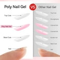 thumbnail image 3 of Set de gel de uñas de polietileno Makartt, 6 colores, con protector y fortalecimiento, 3 of 9