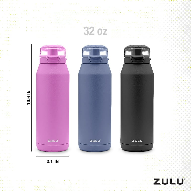 ZULU Swift 32oz Stainless Steel Water Bottle With Chug Lid ZULU Swift 32oz Stainless Steel Water Bottle With Chug Lid
