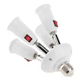 thumbnail image 5 of E27 2/3/4/5 in 1 LED Light Bulbs Converter Socket Adapter Standard Lamp Holder Base Converter for Home Commercial Lighting, 5 of 5