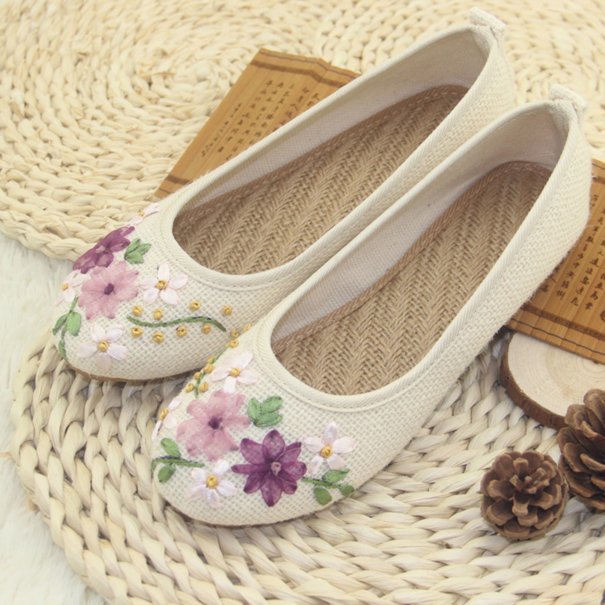 comfortable flats with cushion